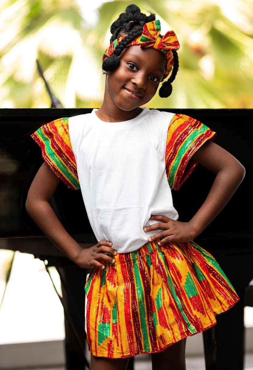Ensemble jupe kente
