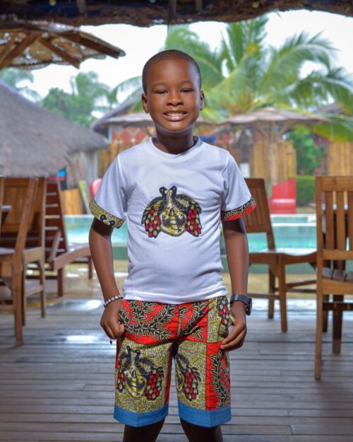 Ensemble short Paon Royal