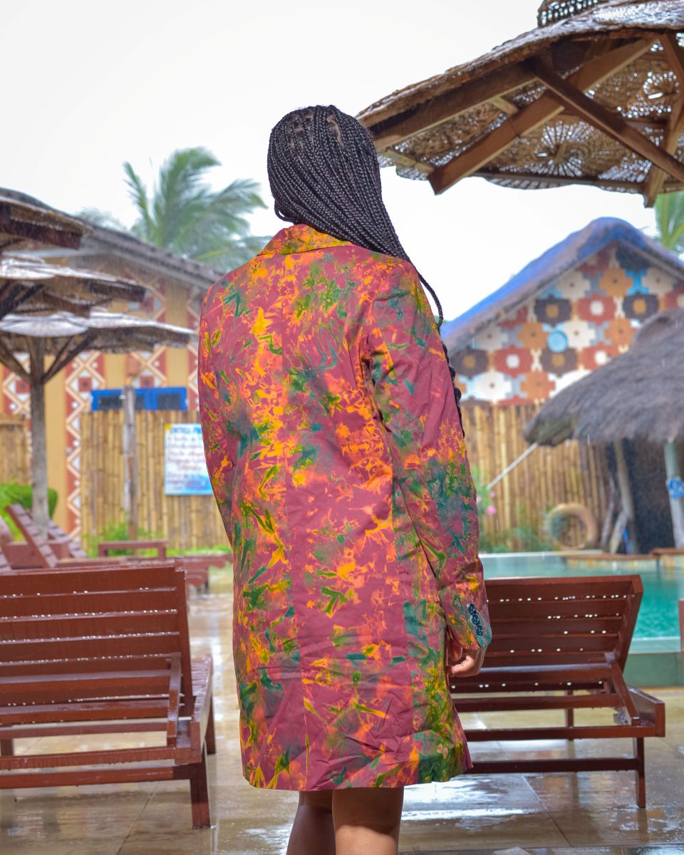 Manteau tie and dye Le Splendeur
