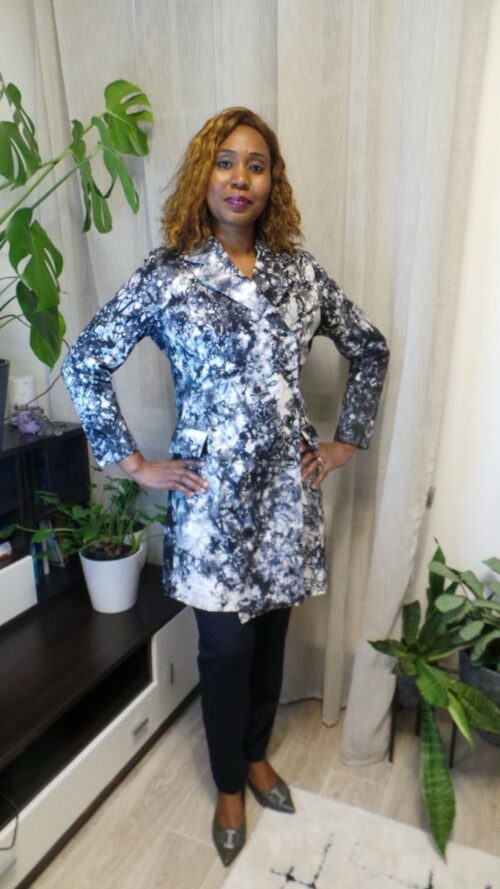 Manteau Tie and dye Blackyork