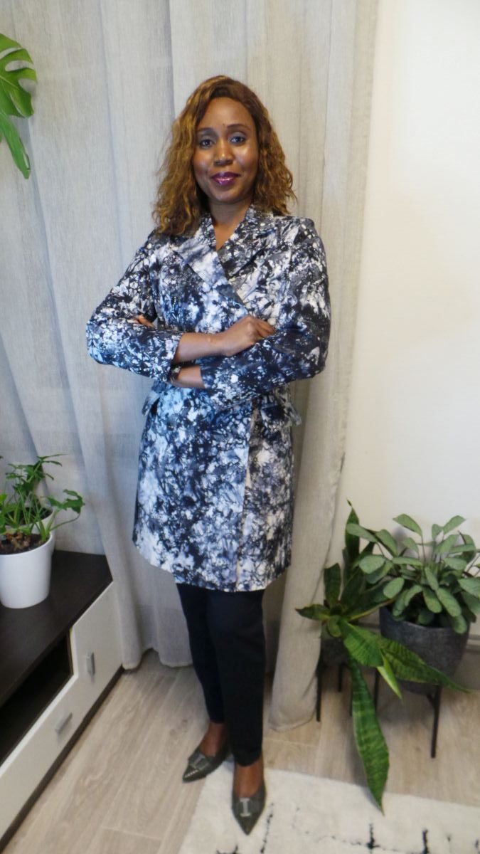 Manteau Tie and dye Blackyork