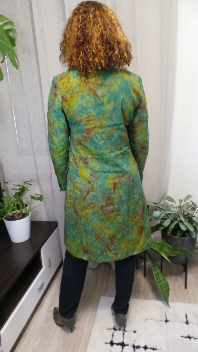 Manteau tie and dye citrine