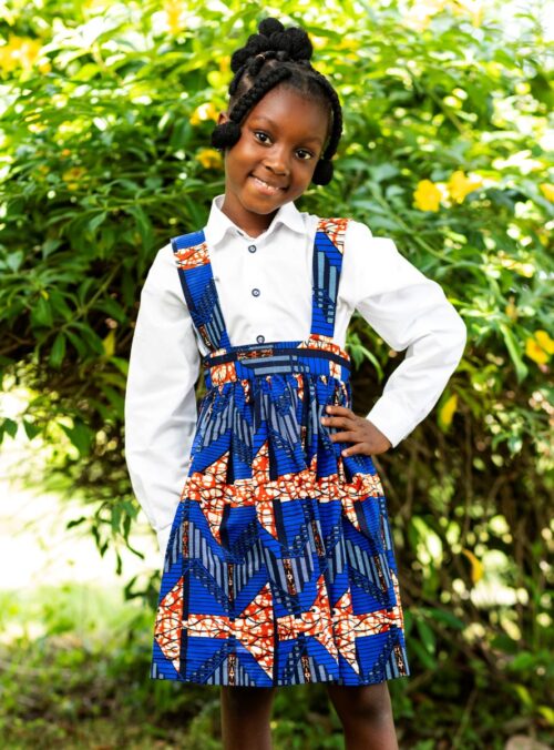 Robe salopette Escalator bleu