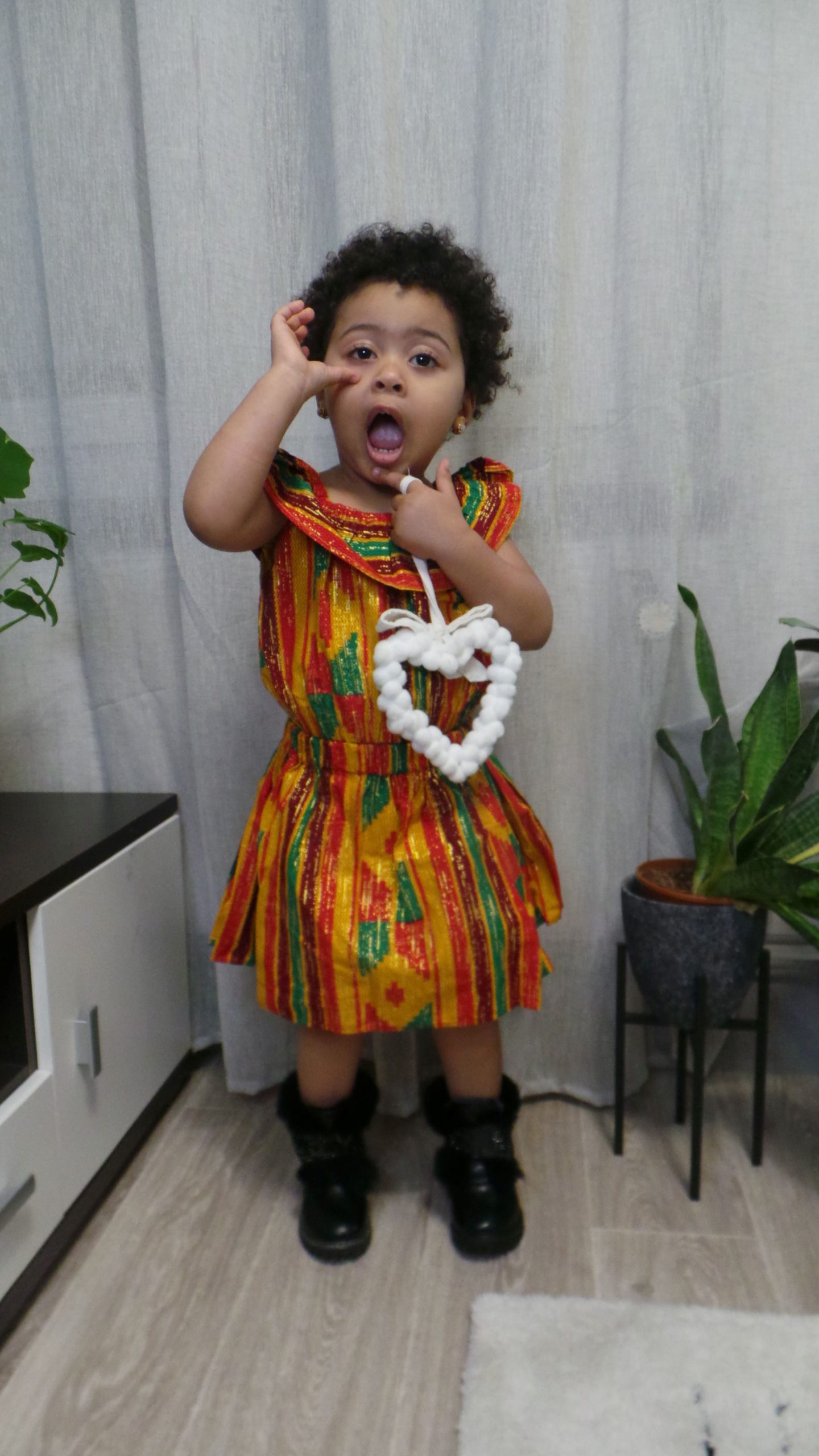 Ensemble Kente enfant