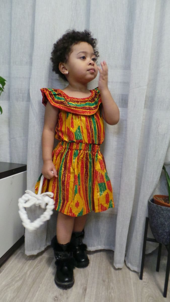 Ensemble Kente enfant