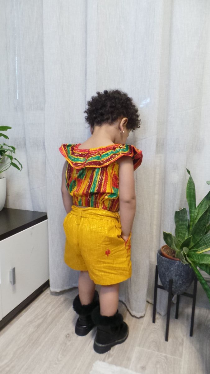 Ensemble Kente enfant